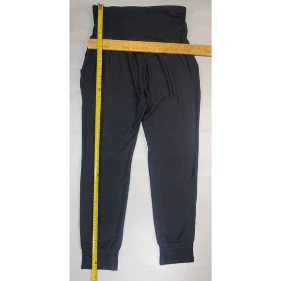 Womens Leggings Black High Waisted Loose Fit  With Pockets Medium New in Bag - Picture 8 of 8